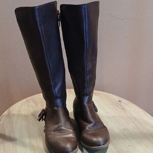 Elegant Brown Knee-High Boots